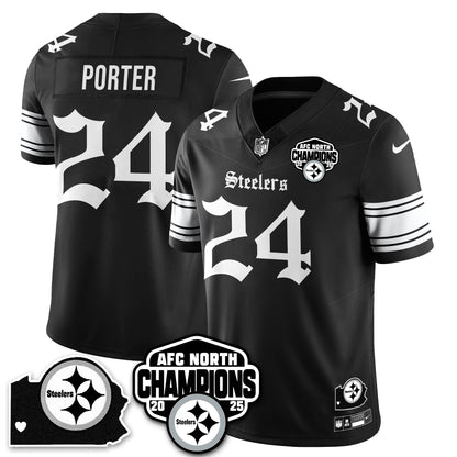 PIT Gothic AFC North Division Champions Vapor Limited Jersey