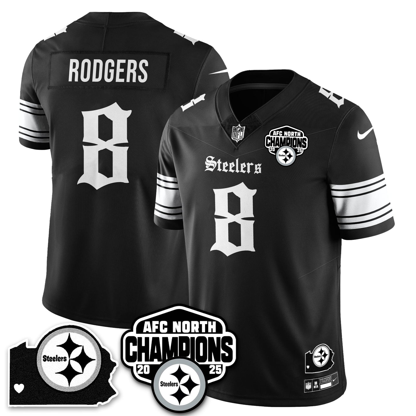 PIT Gothic AFC North Division Champions Vapor Limited Jersey