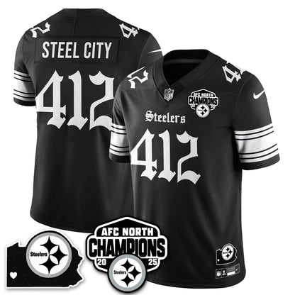 PIT Gothic AFC North Division Champions Vapor Limited Jersey