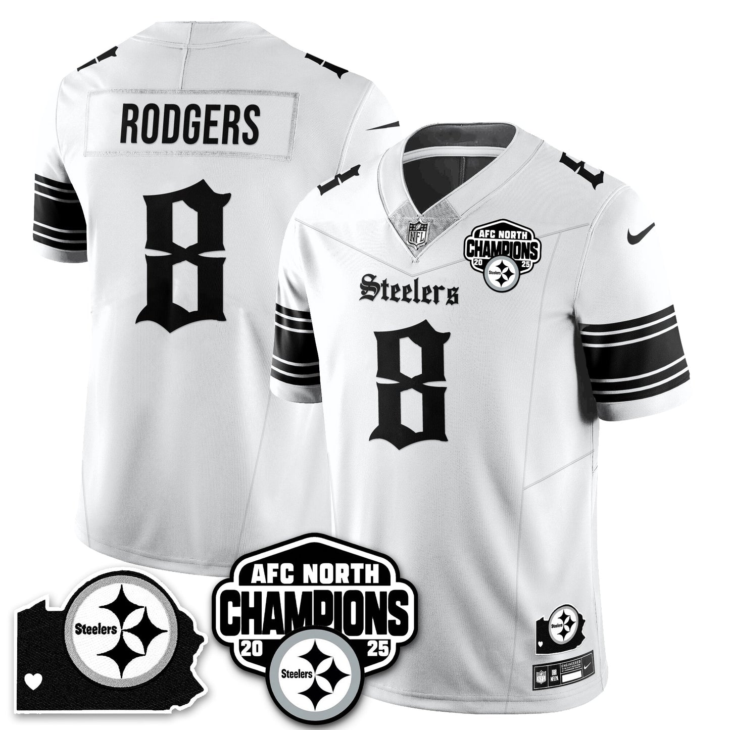PIT Gothic AFC North Division Champions Vapor Limited Jersey