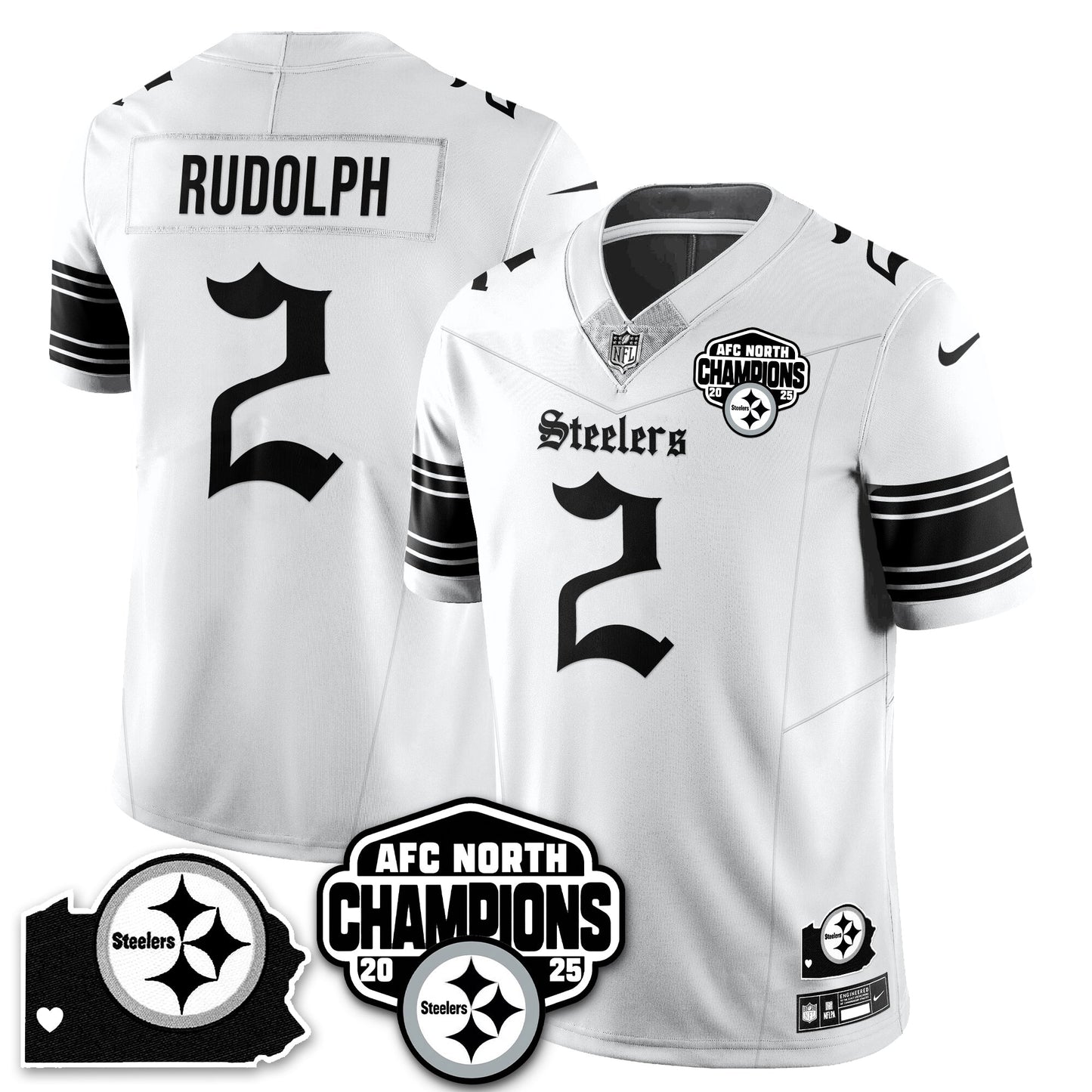 PIT Gothic AFC North Division Champions Vapor Limited Jersey