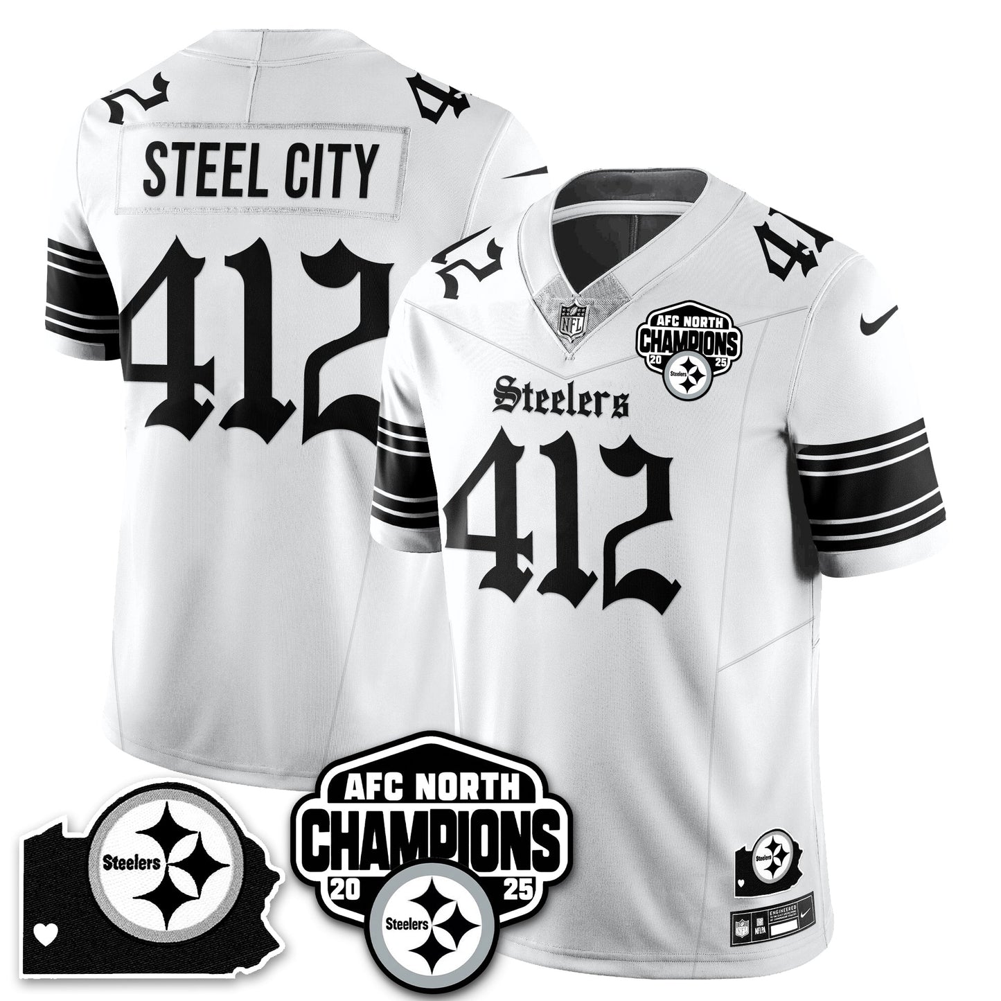 PIT Gothic AFC North Division Champions Vapor Limited Jersey