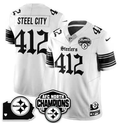 PIT Gothic AFC North Division Champions Vapor Limited Jersey