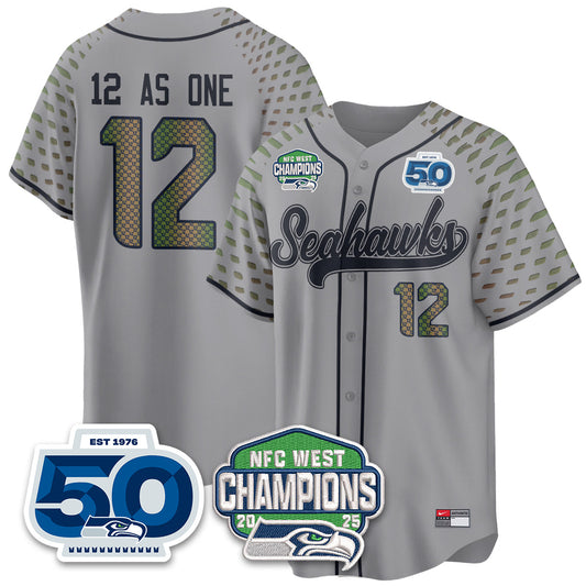 SEA NFC West Division Champions Vapor Limited Baseball Jersey - All Stitched