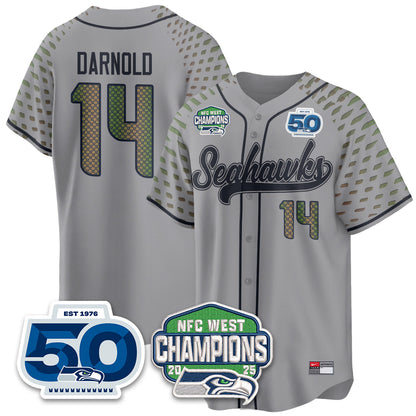 SEA NFC West Division Champions Vapor Limited Baseball Jersey - All Stitched