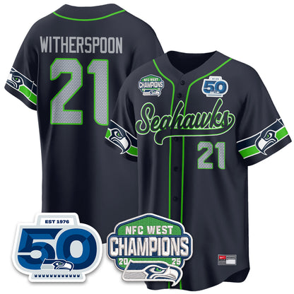 SEA NFC West Division Champions Vapor Limited Baseball Jersey - All Stitched