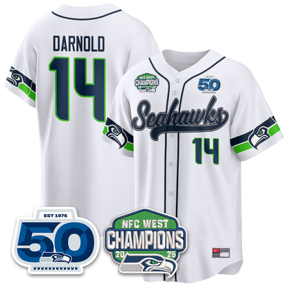 SEA NFC West Division Champions Vapor Limited Baseball Jersey - All Stitched