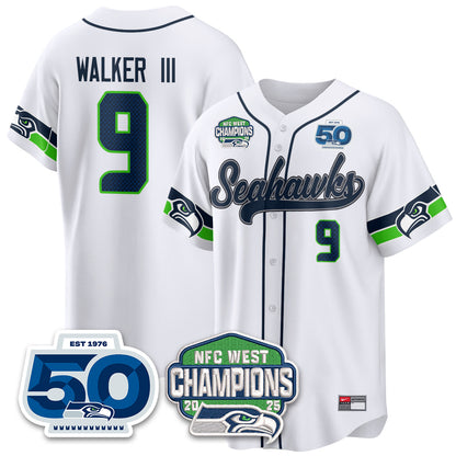SEA NFC West Division Champions Vapor Limited Baseball Jersey - All Stitched