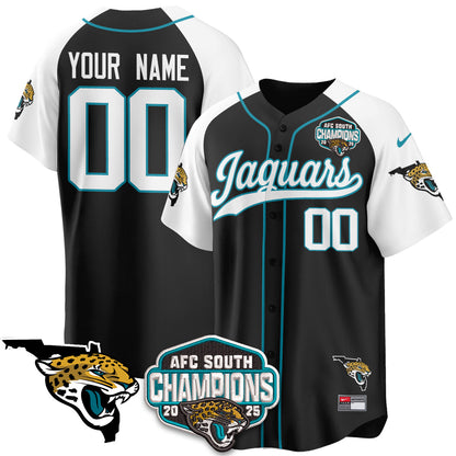 JAX AFC South Division Champions Vapor Limited Baseball Jersey - All Stitched