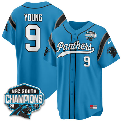 CAR NFC South Division Champions Vapor Limited Baseball Jersey - All Stitched