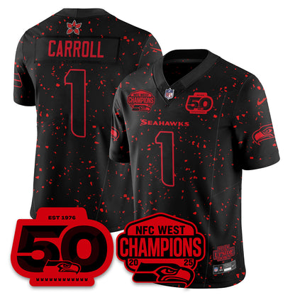 SEA Stranger Things NFC West Division Champions Vapor Limited Jersey - All Stitched