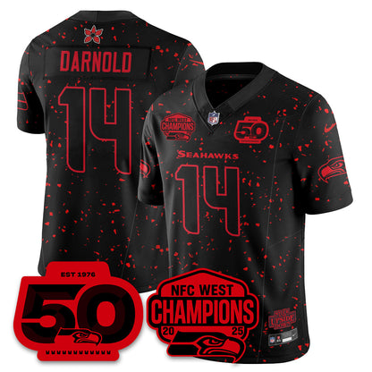 SEA Stranger Things NFC West Division Champions Vapor Limited Jersey - All Stitched