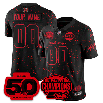 SEA Stranger Things NFC West Division Champions Vapor Limited Jersey - All Stitched
