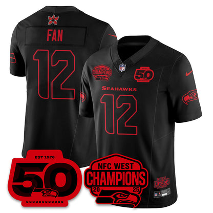 SEA Stranger Things NFC West Division Champions Vapor Limited Jersey - All Stitched