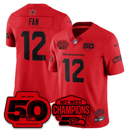 SEA Stranger Things NFC West Division Champions Vapor Limited Jersey - All Stitched