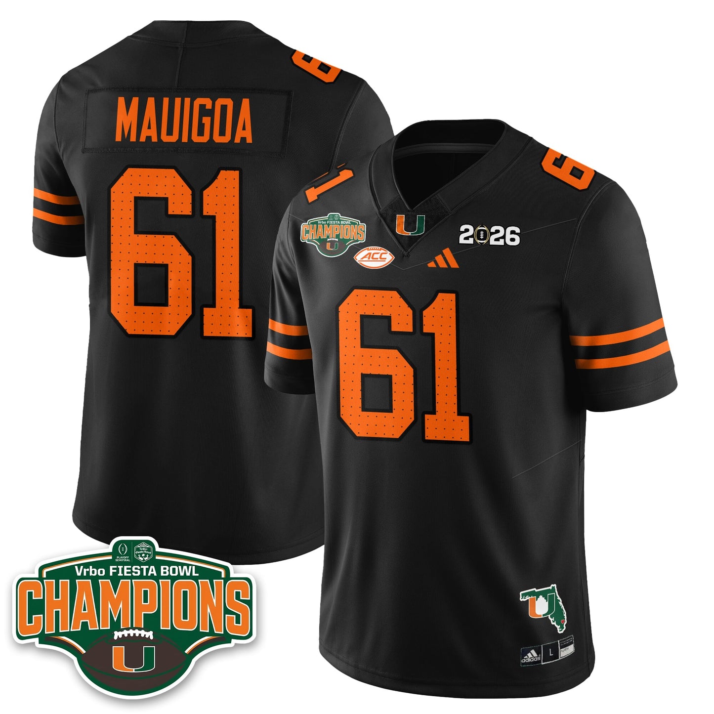 MIA Football Vapor Limited Jersey V2 - Fiesta Bowl Champions