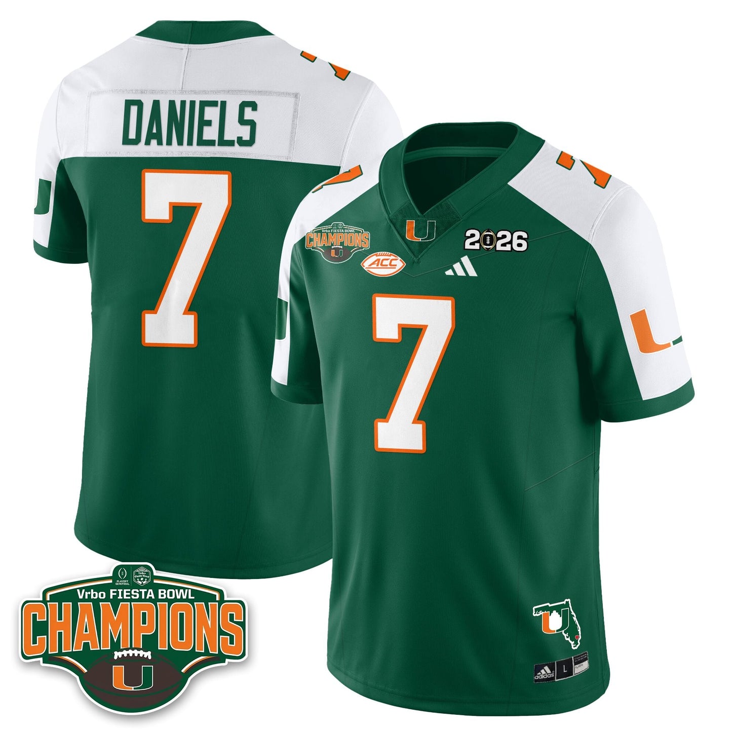 MIA Football Vapor Limited Jersey V2 - Fiesta Bowl Champions