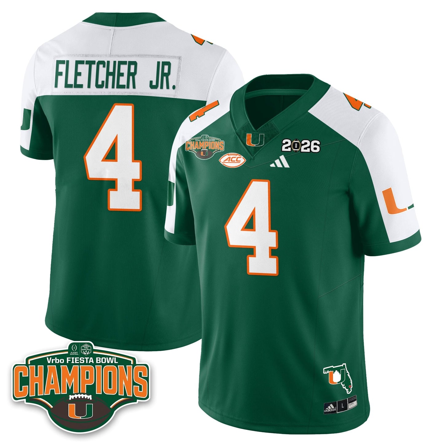 MIA Football Vapor Limited Jersey V2 - Fiesta Bowl Champions