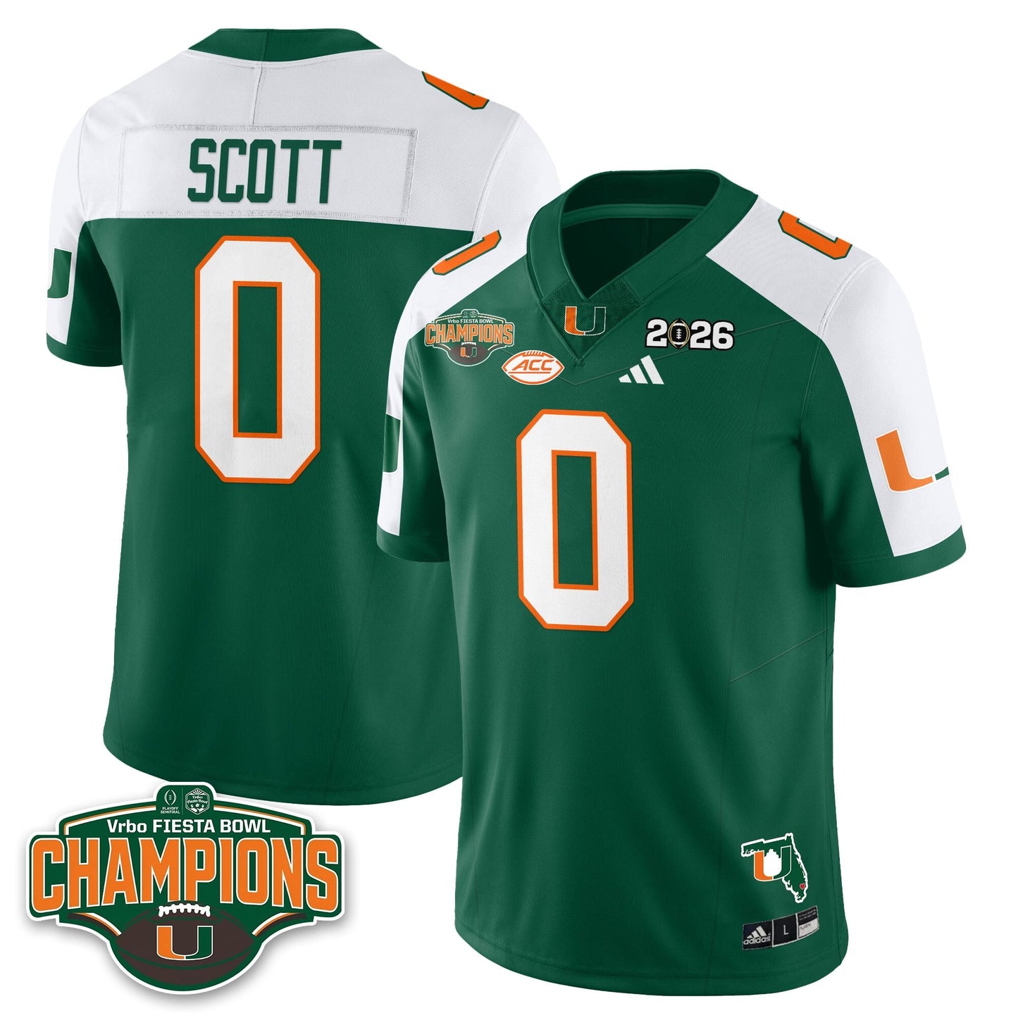 MIA Football Vapor Limited Jersey V2 - Fiesta Bowl Champions