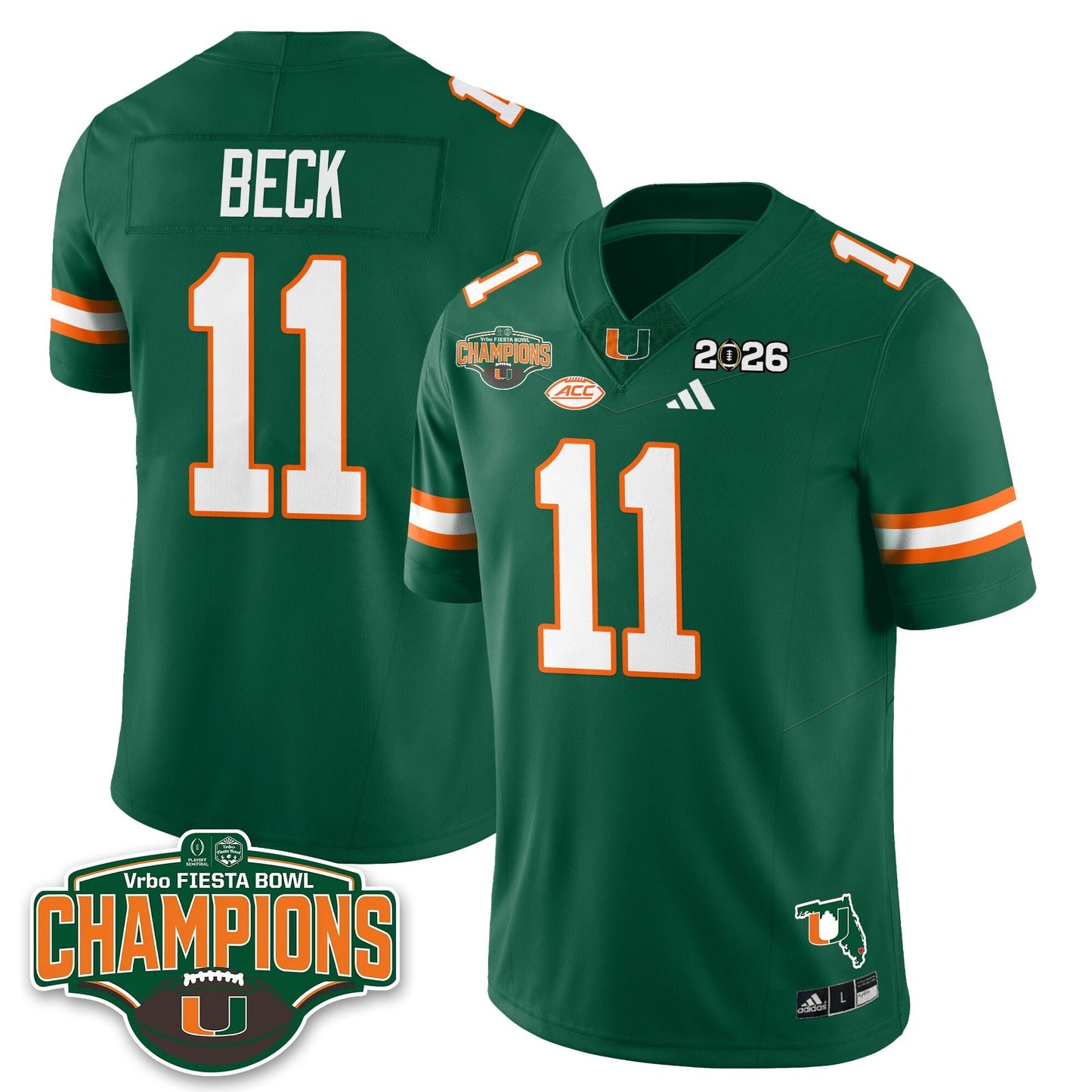 MIA Football Vapor Limited Jersey V2 - Fiesta Bowl Champions