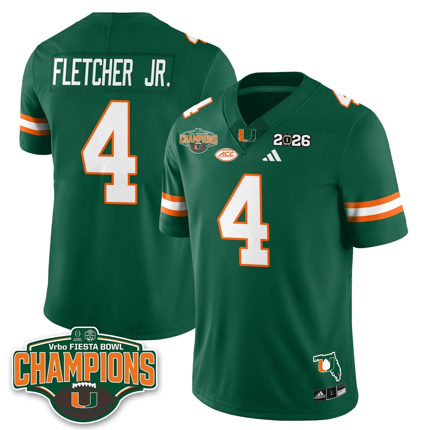 MIA Football Vapor Limited Jersey V2 - Fiesta Bowl Champions