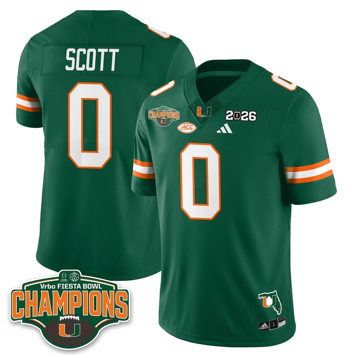 MIA Football Vapor Limited Jersey V2 - Fiesta Bowl Champions