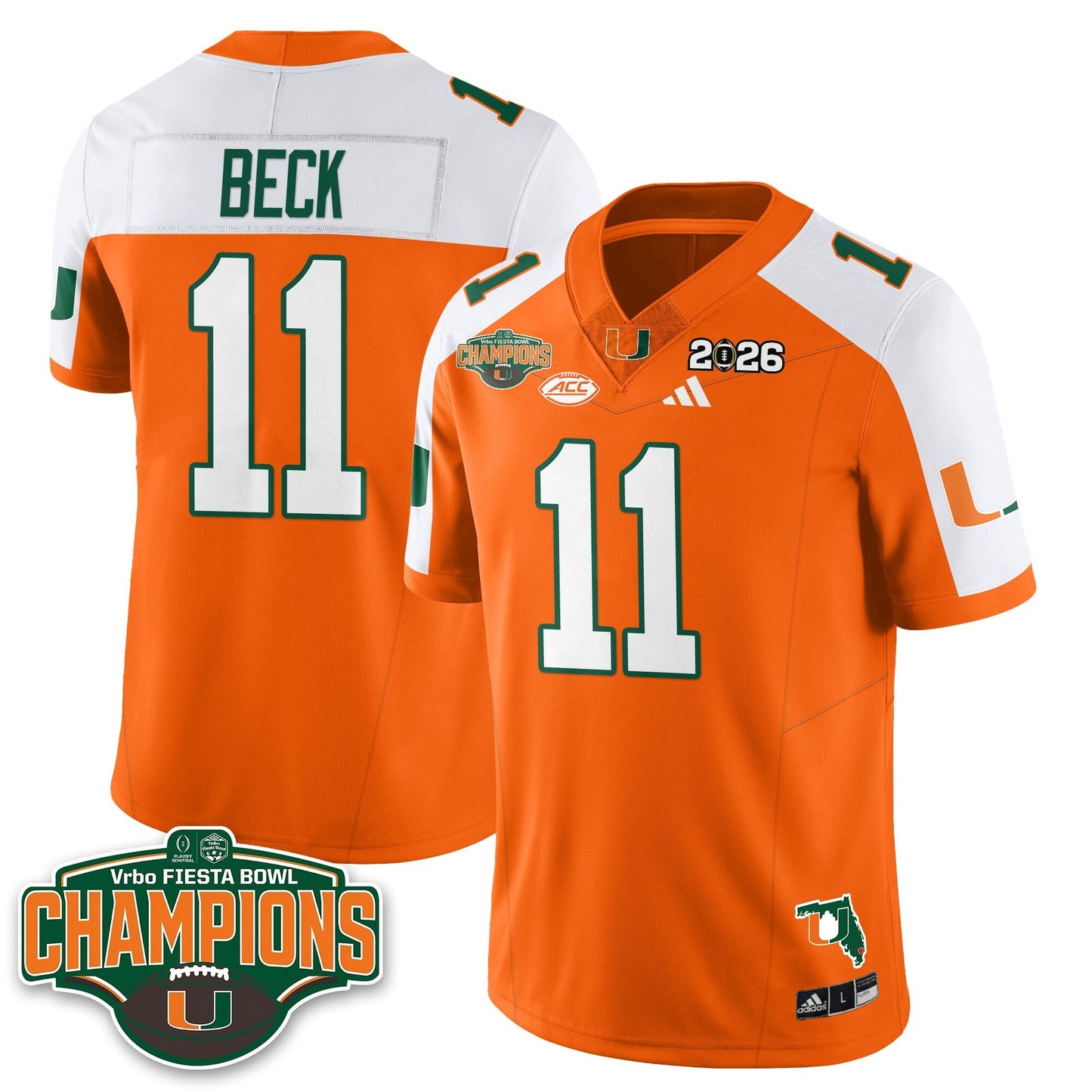 MIA Football Vapor Limited Jersey V2 - Fiesta Bowl Champions