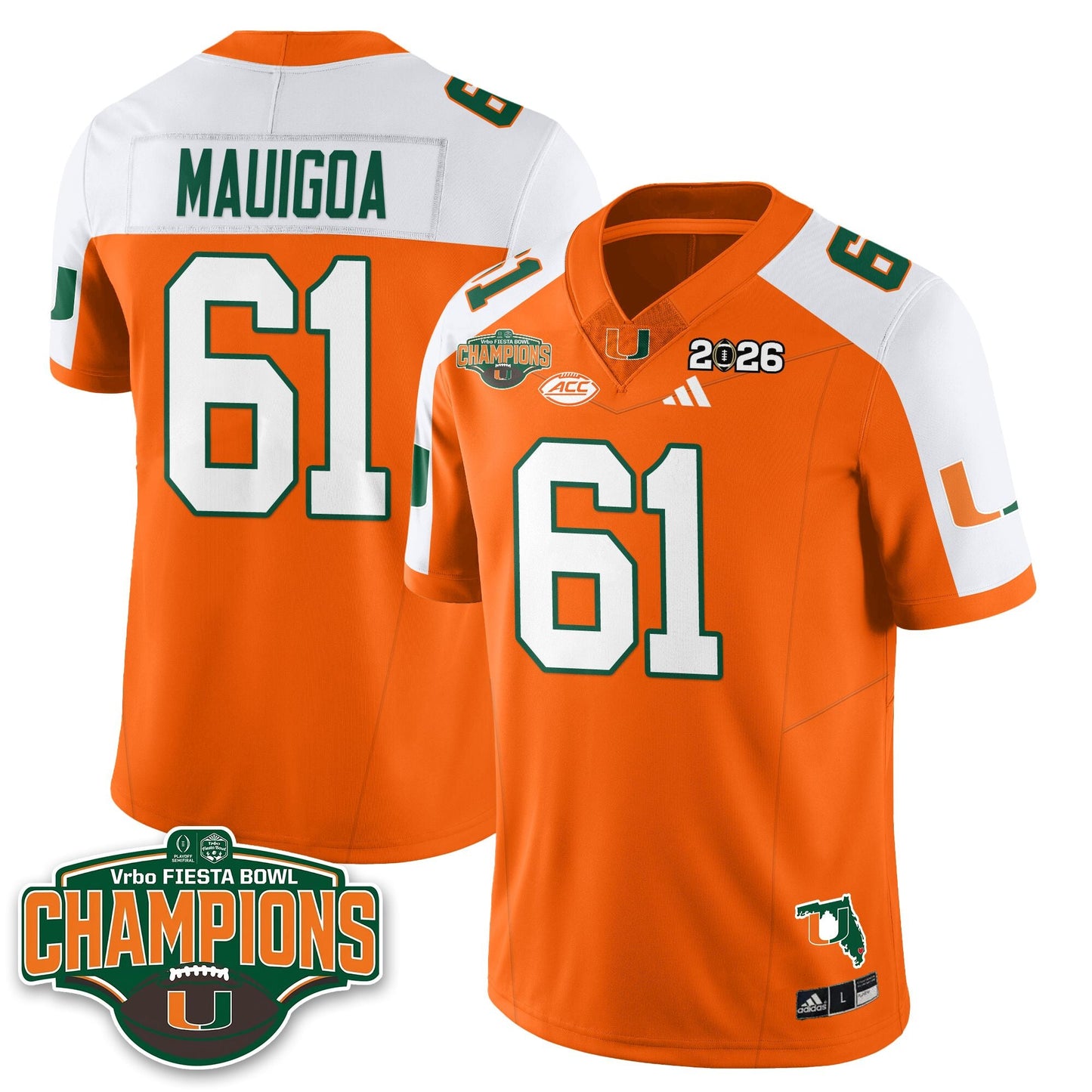 MIA Football Vapor Limited Jersey V2 - Fiesta Bowl Champions
