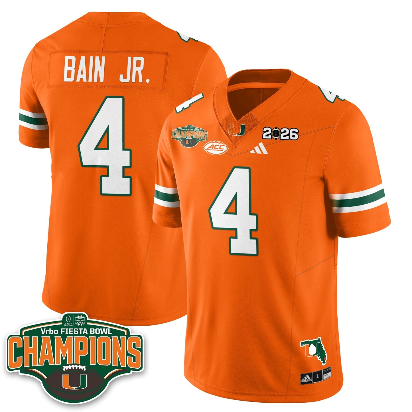 MIA Football Vapor Limited Jersey V2 - Fiesta Bowl Champions