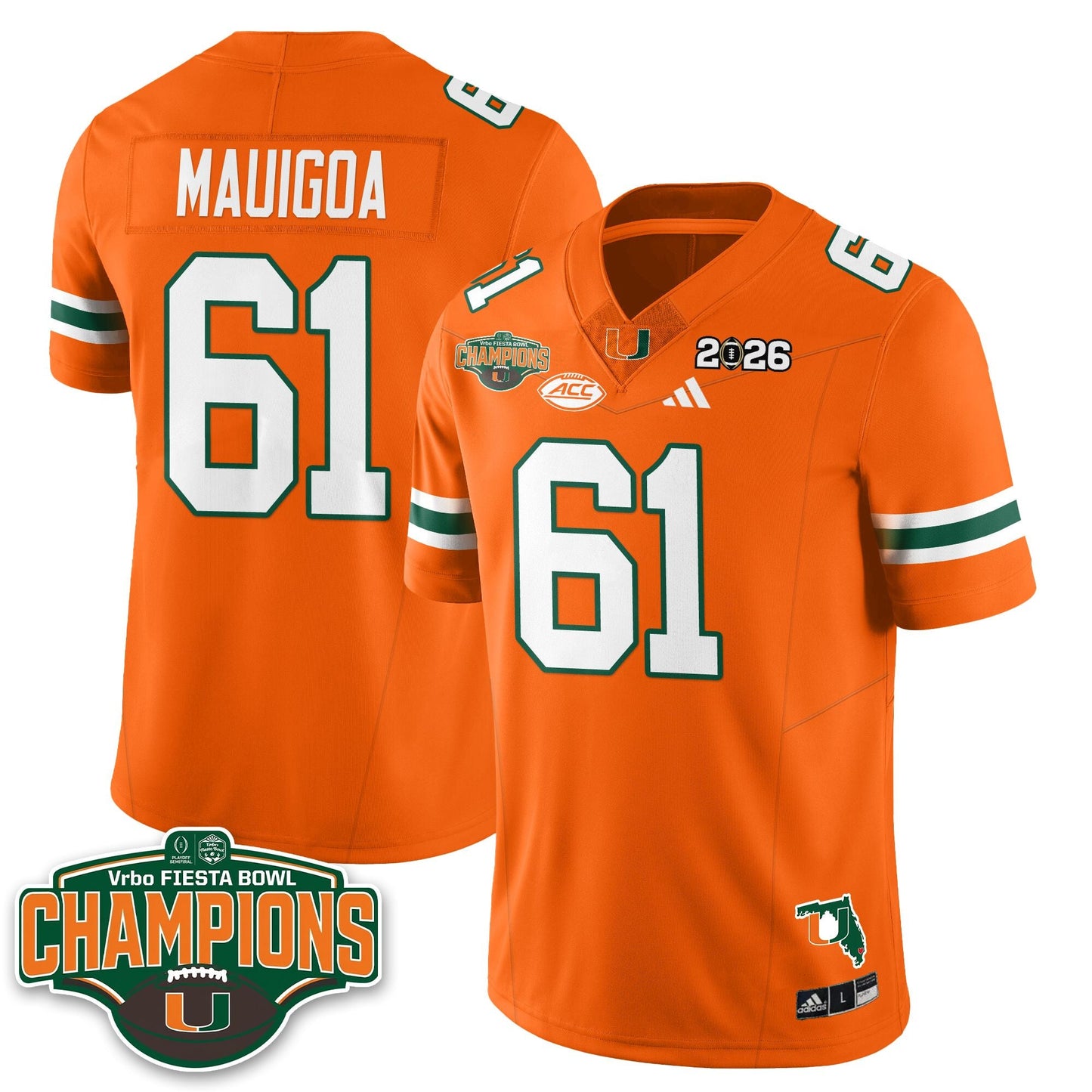 MIA Football Vapor Limited Jersey V2 - Fiesta Bowl Champions