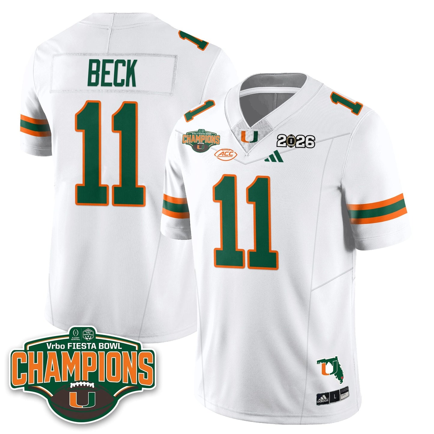 MIA Football Vapor Limited Jersey V2 - Fiesta Bowl Champions
