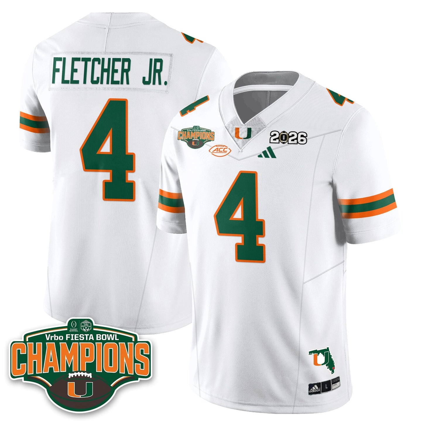 MIA Football Vapor Limited Jersey V2 - Fiesta Bowl Champions