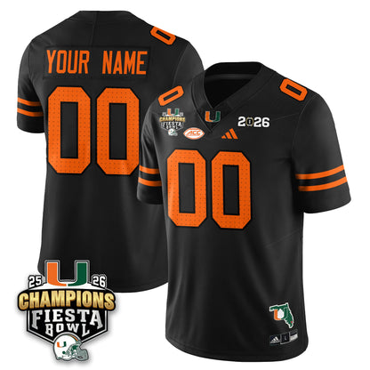 Custom MIA Football Vapor Limited Jersey V3 - Fiesta Bowl Champions