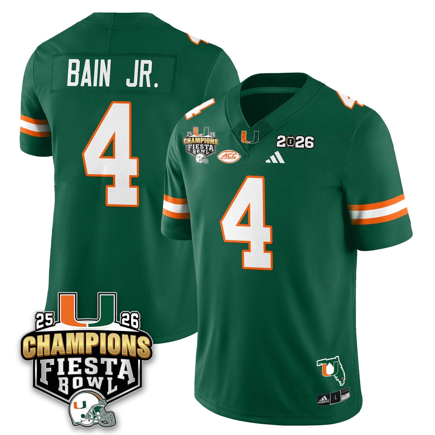MIA Football Vapor Limited Jersey V3 - Fiesta Bowl Champions