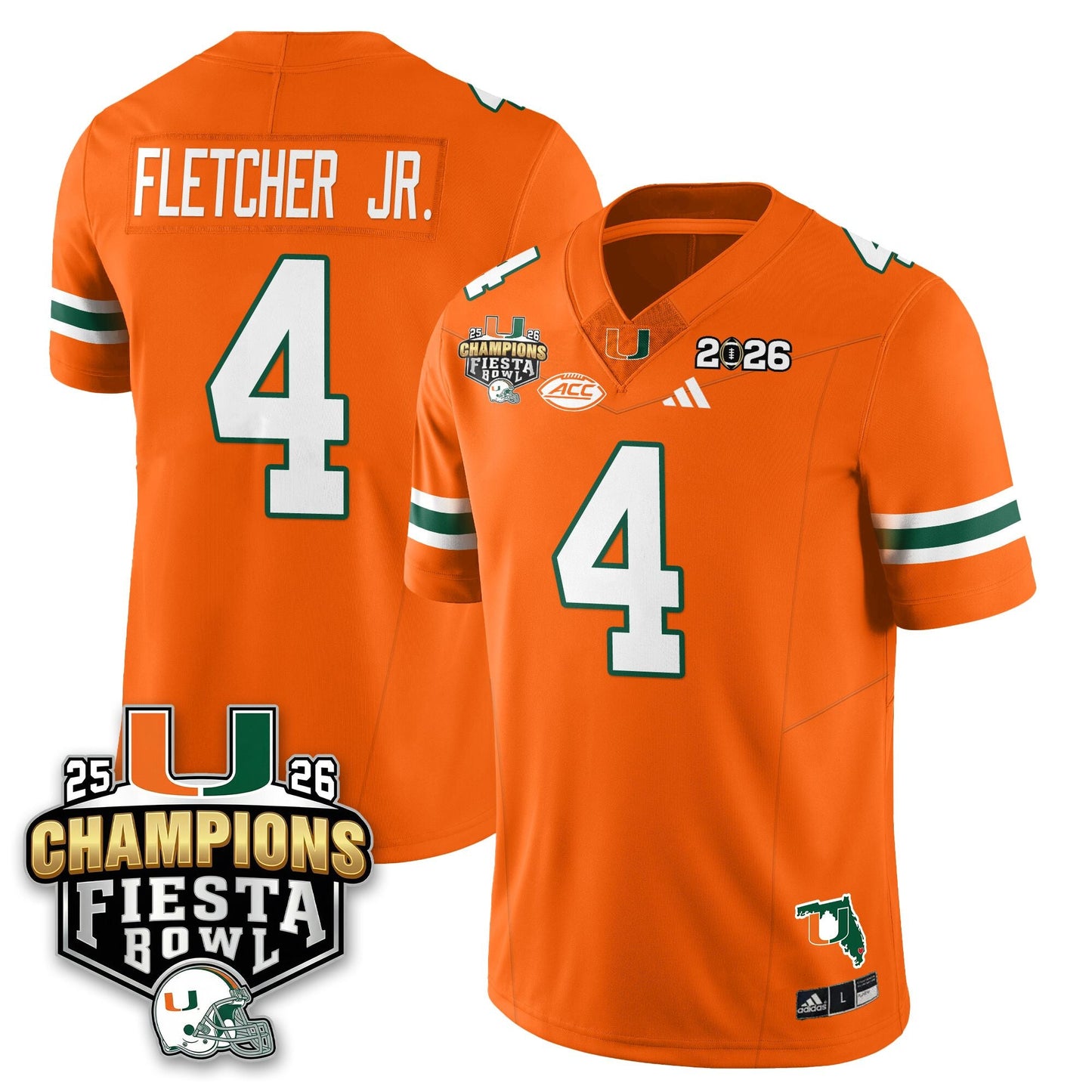 MIA Football Vapor Limited Jersey V3 - Fiesta Bowl Champions