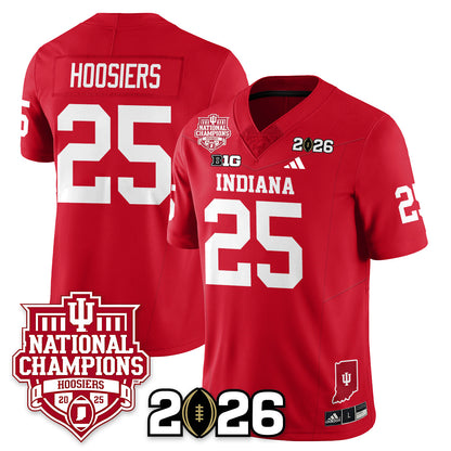 Indiana Hoosiers Vapor Limited Football Jersey - 2025 National Champions