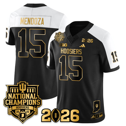 Indiana Hoosiers Vapor Limited Football Gold Jersey - 2025 National Champions