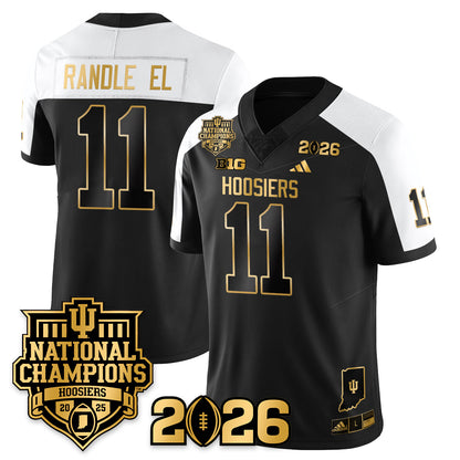 Indiana Hoosiers Vapor Limited Football Gold Jersey - 2025 National Champions