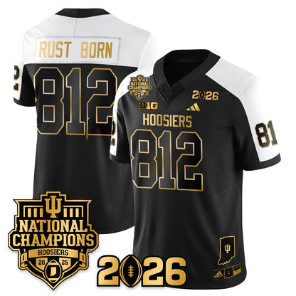 Indiana Hoosiers Vapor Limited Football Gold Jersey - 2025 National Champions