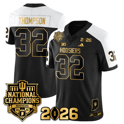 Indiana Hoosiers Vapor Limited Football Gold Jersey - 2025 National Champions