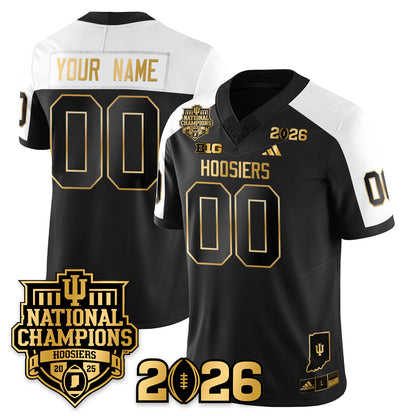 Indiana Hoosiers Vapor Limited Football Gold Jersey - 2025 National Champions
