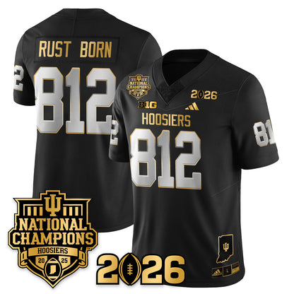 Indiana Hoosiers Vapor Limited Football Gold Jersey - 2025 National Champions