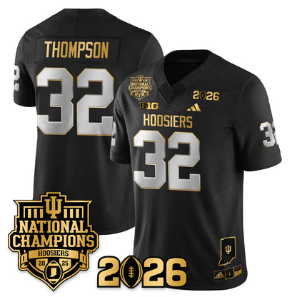 Indiana Hoosiers Vapor Limited Football Gold Jersey - 2025 National Champions