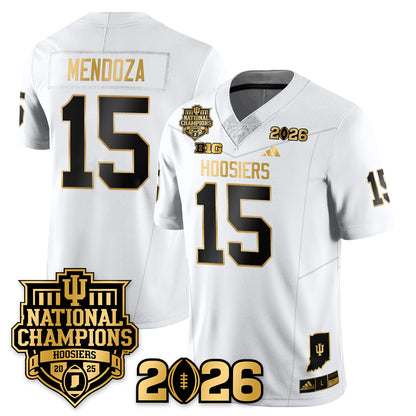 Indiana Hoosiers Vapor Limited Football Gold Jersey - 2025 National Champions