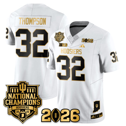 Indiana Hoosiers Vapor Limited Football Gold Jersey - 2025 National Champions