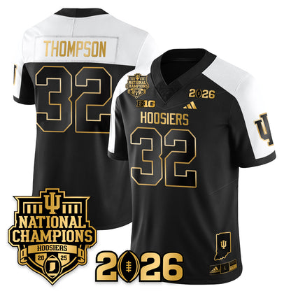 Indiana Hoosiers Vapor Limited Football Gold Jersey - 2025 National Champions
