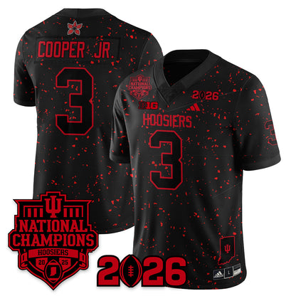 Indiana Hoosiers Stranger Things Vapor Limited Football Jersey - 2025 National Champions