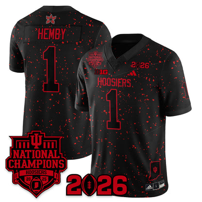 Indiana Hoosiers Stranger Things Vapor Limited Football Jersey - 2025 National Champions