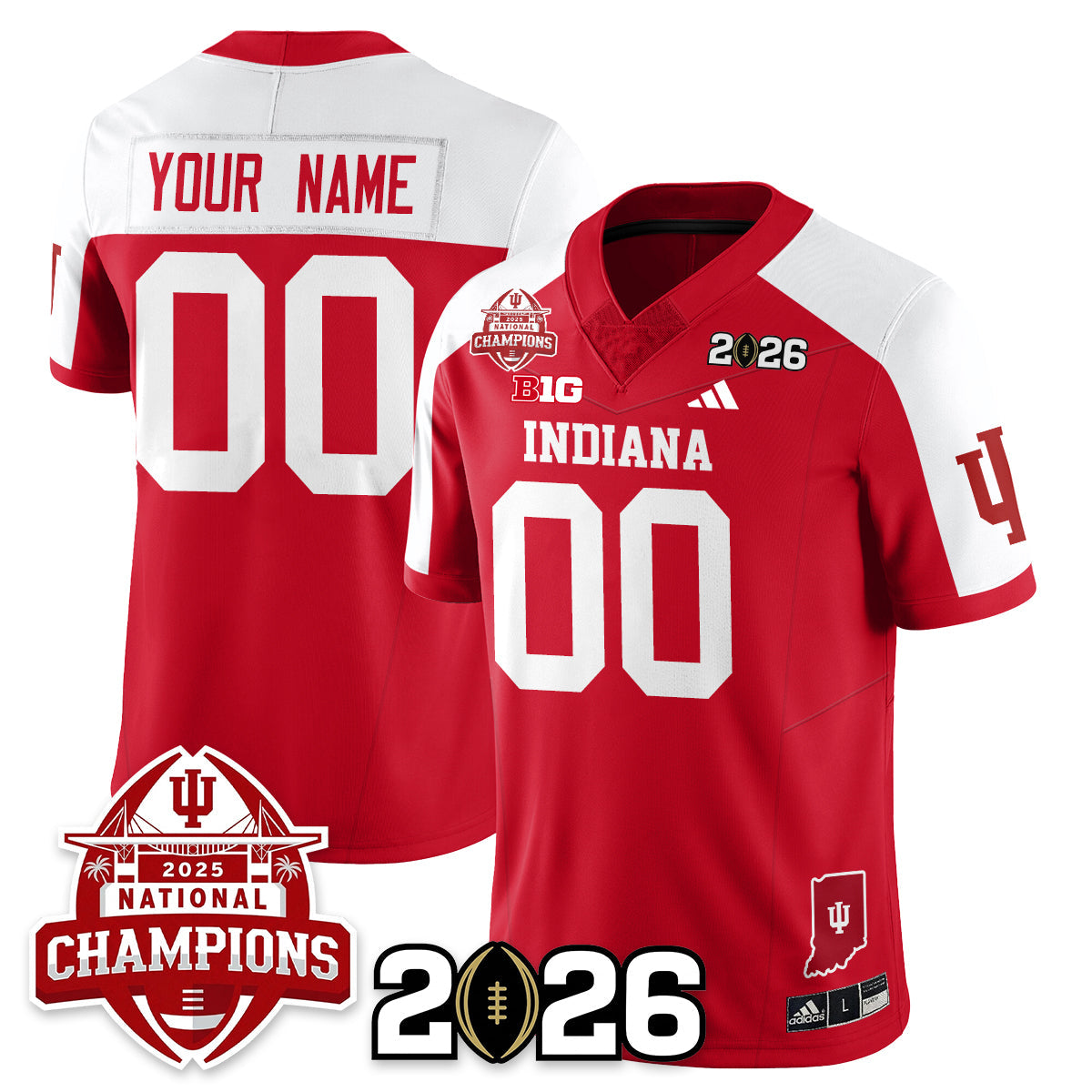 Indiana Hoosiers Vapor Limited Football Jersey V2 - 2025 National Champions