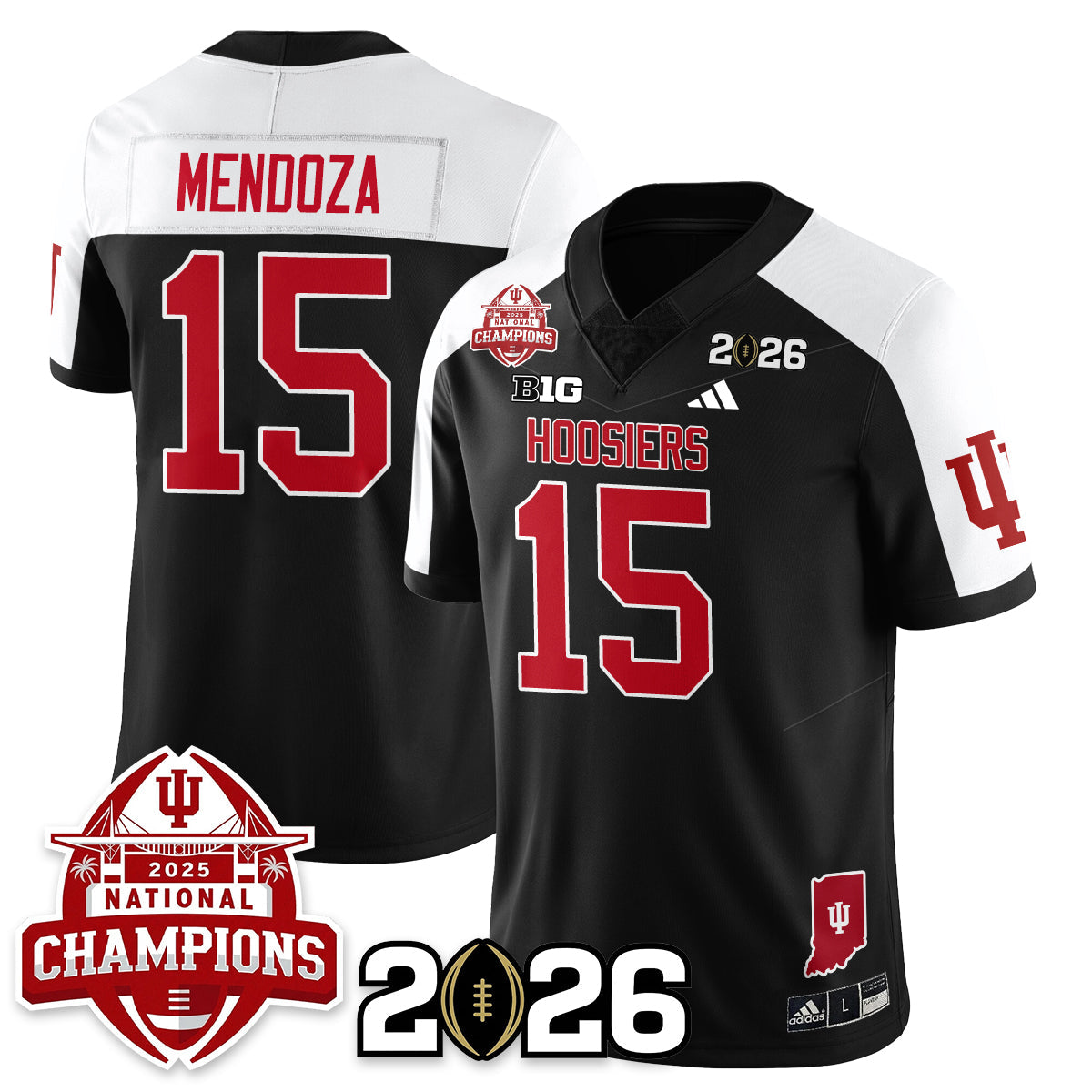 Indiana Hoosiers Vapor Limited Football Jersey V2 - 2025 National Champions